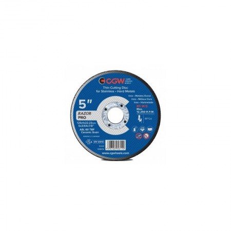 Pjovimo diskas Razor 125mm CGW 1,6 mm-Abrazyviniai metalo pjovimo diskai-Medžio pjovimo staklės-CGW-irankiai-darbui