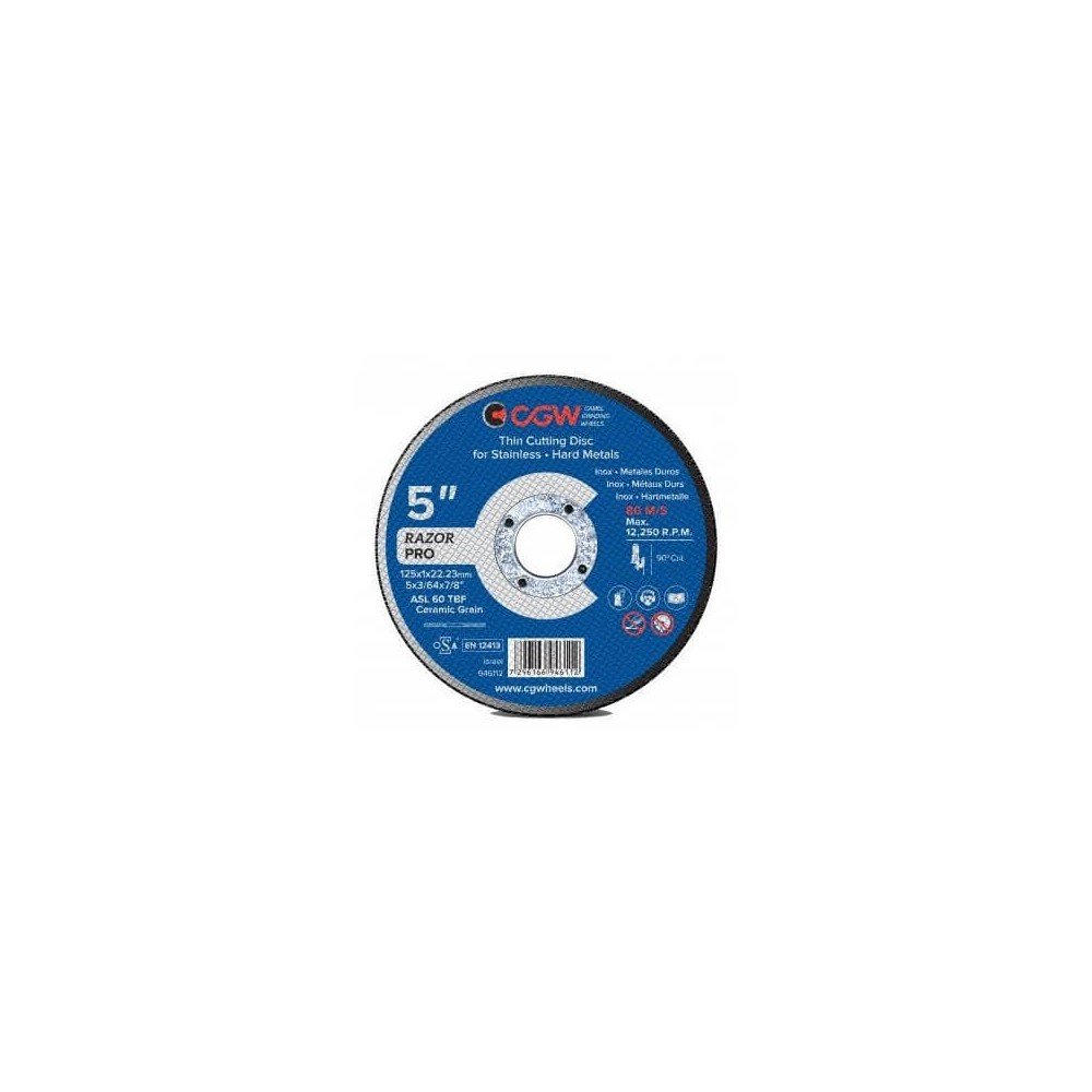 Pjovimo diskas Razor 125mm CGW 1,6 mm-Abrazyviniai metalo pjovimo diskai-Medžio pjovimo staklės-CGW-irankiai-darbui Pjovimo diskas Razor 125mm CGW 1,6 mm-Abrazyviniai metalo pjovimo diskai-Medžio pjovimo staklės-CGW-irankiai-darbui