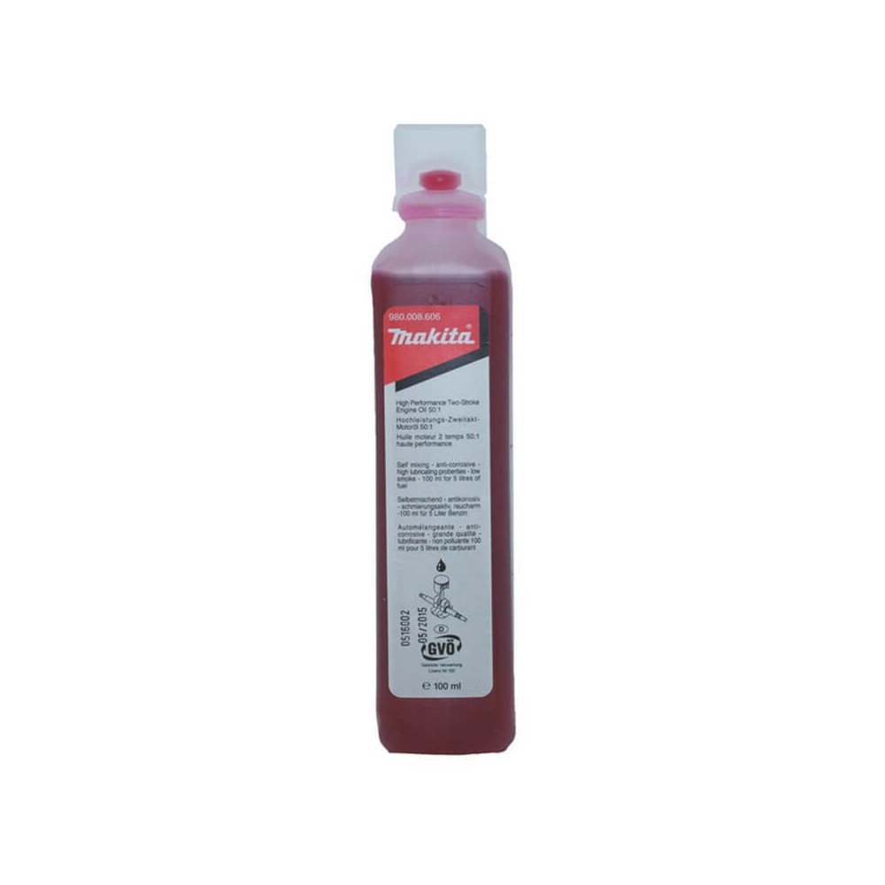 Dvitakčių variklių alyva 100ml MAKITA-Alyvos, tepalai-Dalys įrankiams-Makita Accessories-irankiai-darbui Dvitakčių variklių alyva 100ml MAKITA-Alyvos, tepalai-Dalys įrankiams-Makita Accessories-irankiai-darbui
