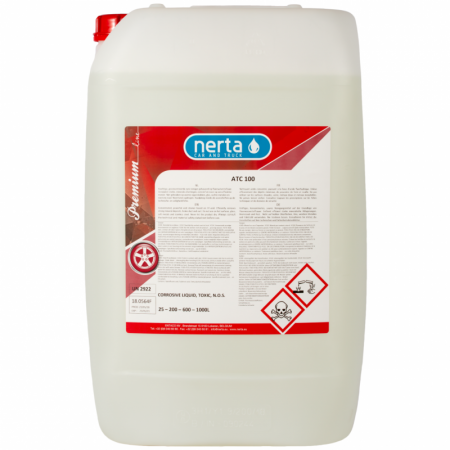Rūgštinis ploviklis NERTA ATC 100 25L-Automobilių plovimo chemija-Plovimo chemija-Nerta-irankiai-darbui