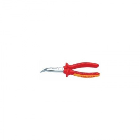 Replės prailgintomis lenktomis žiaunomis elektrikams KNIPEX 2526-Replės ilgomis žiaunomis-Replės-Knipex-irankiai-darbui