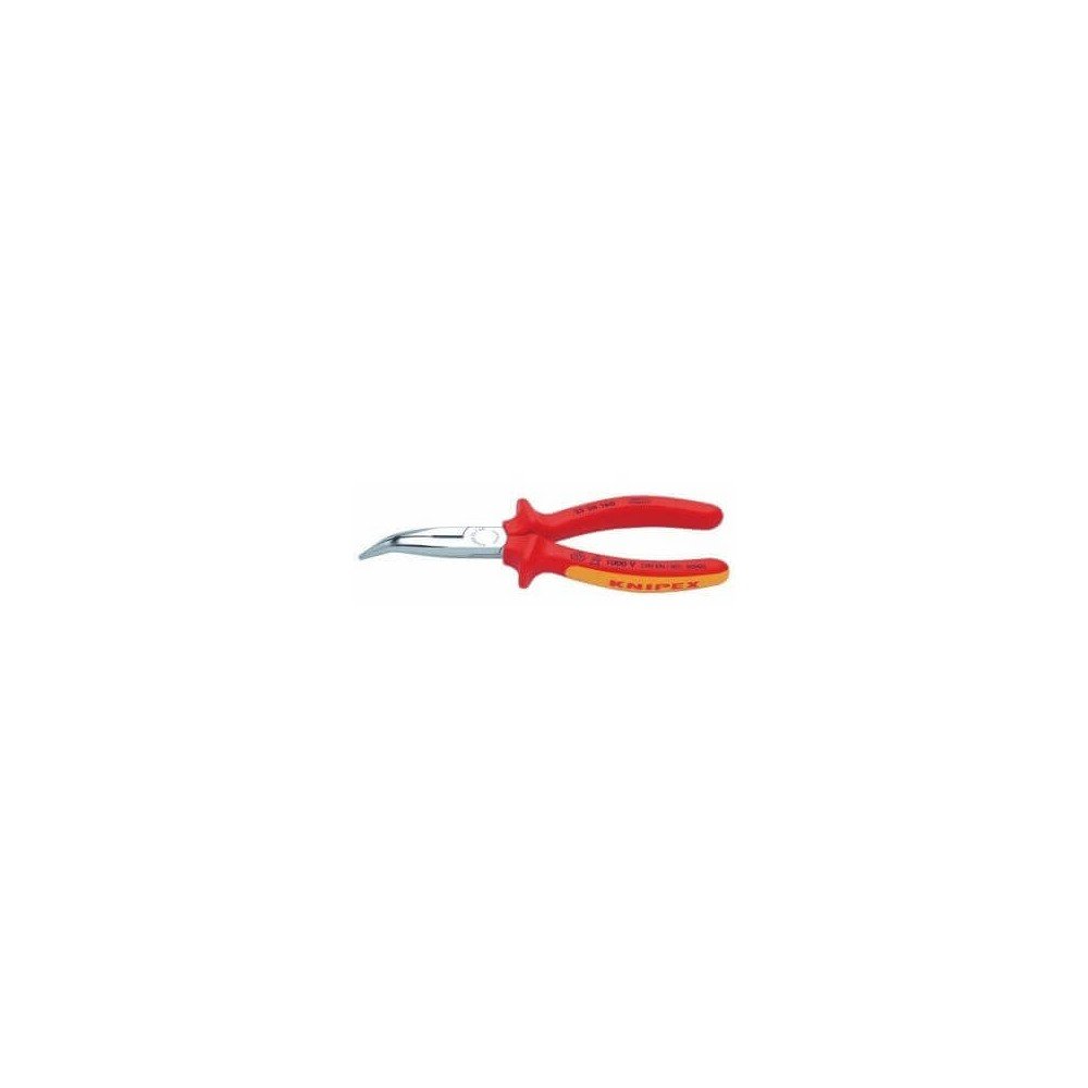 Replės prailgintomis lenktomis žiaunomis elektrikams KNIPEX 2526-Replės ilgomis žiaunomis-Replės-Knipex-irankiai-darbui Replės prailgintomis lenktomis žiaunomis elektrikams KNIPEX 2526-Replės ilgomis žiaunomis-Replės-Knipex-irankiai-darbui
