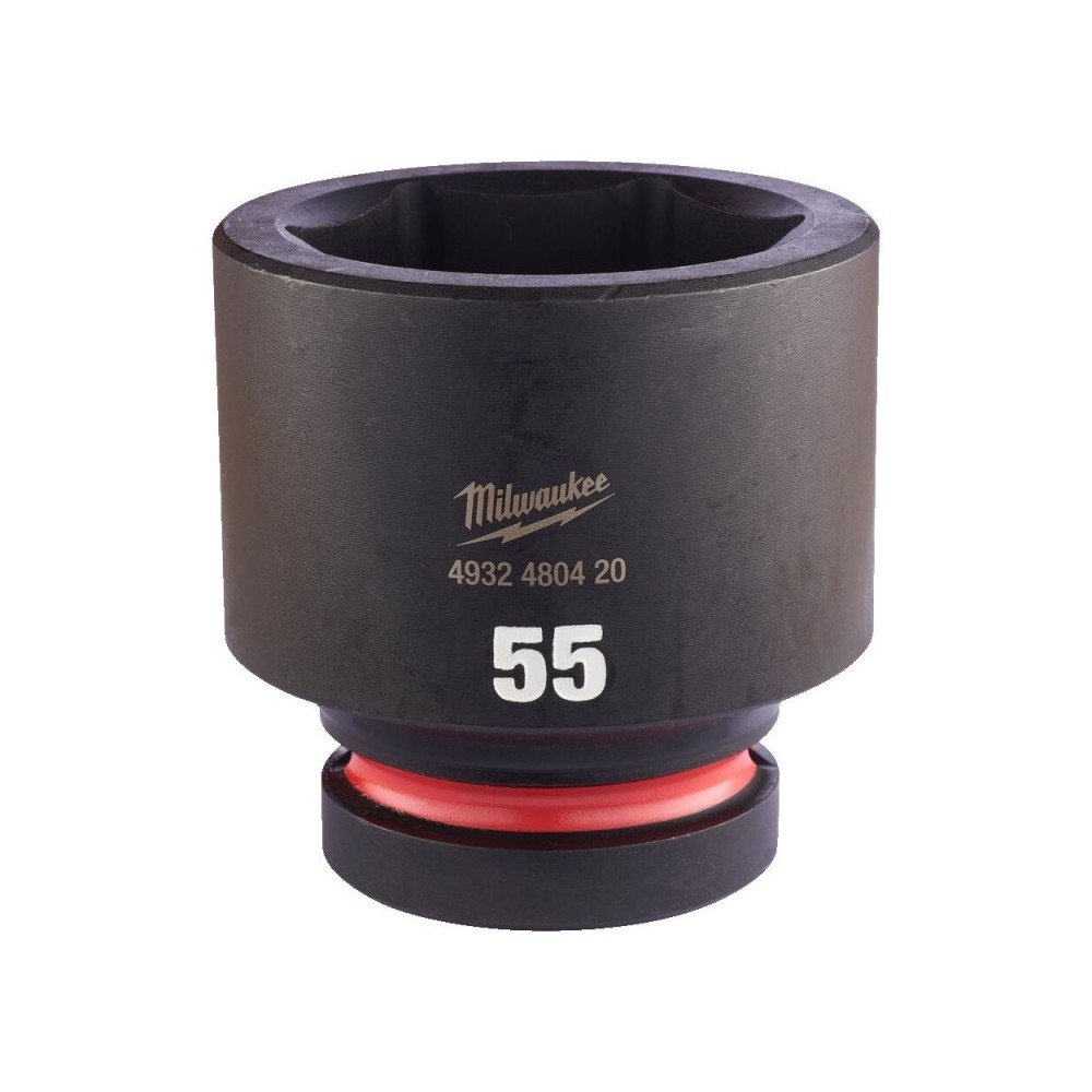 Šešiakampė smūginė galvutė MILWAUKEE SHW 1" 55mm-Galvutės, galvučių rinkiniai-Autoserviso įranga-Milwaukee Accessories-irankiai-