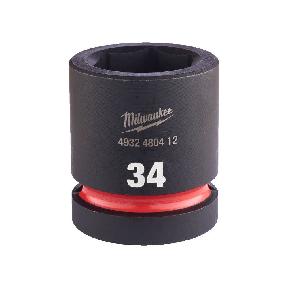 Šešiakampė smūginė galvutė MILWAUKEE SHW 1" 34mm-Galvutės, galvučių rinkiniai-Autoserviso įranga-Milwaukee Accessories-irankiai-
