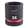 Šešiakampė smūginė galvutė MILWAUKEE SHW 1" 34mm-Galvutės, galvučių rinkiniai-Autoserviso įranga-Milwaukee Accessories-irankiai-