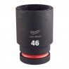 Ilga šešiakampė smūginė galvutė MILWAUKEE SHW 3/4" 46mm-Galvutės, galvučių rinkiniai-Autoserviso įranga-Milwaukee Accessories-ir