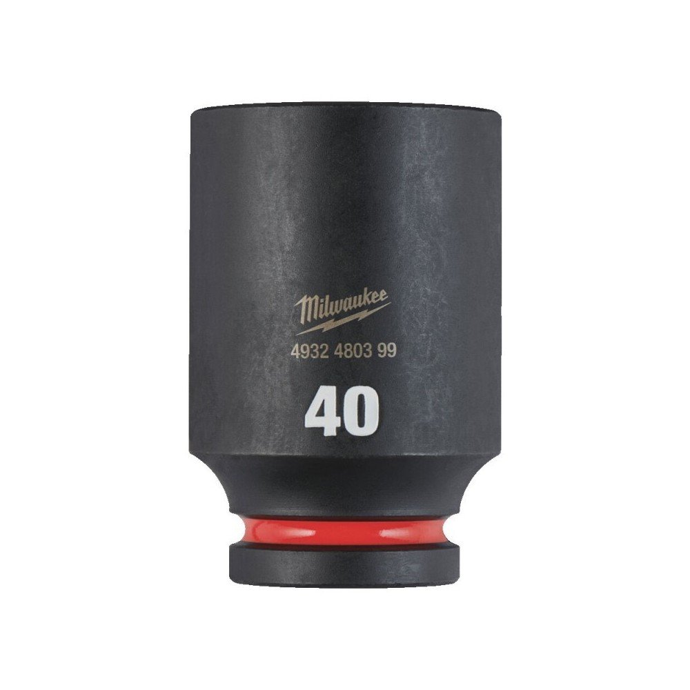 Ilga šešiakampė smūginė galvutė MILWAUKEE SHW 3/4" 40mm-Galvutės, galvučių rinkiniai-Autoserviso įranga-Milwaukee Accessories-ir