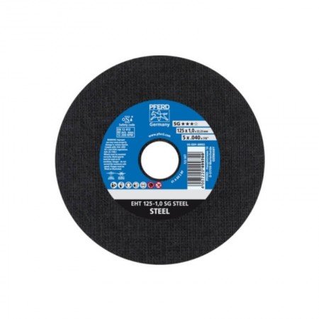 Metalo pjovimo diskas PFERD EHT Ø125x1,0mm A60 S SG-Abrazyviniai metalo pjovimo diskai-Medžio pjovimo staklės-Pferd-irankiai-dar