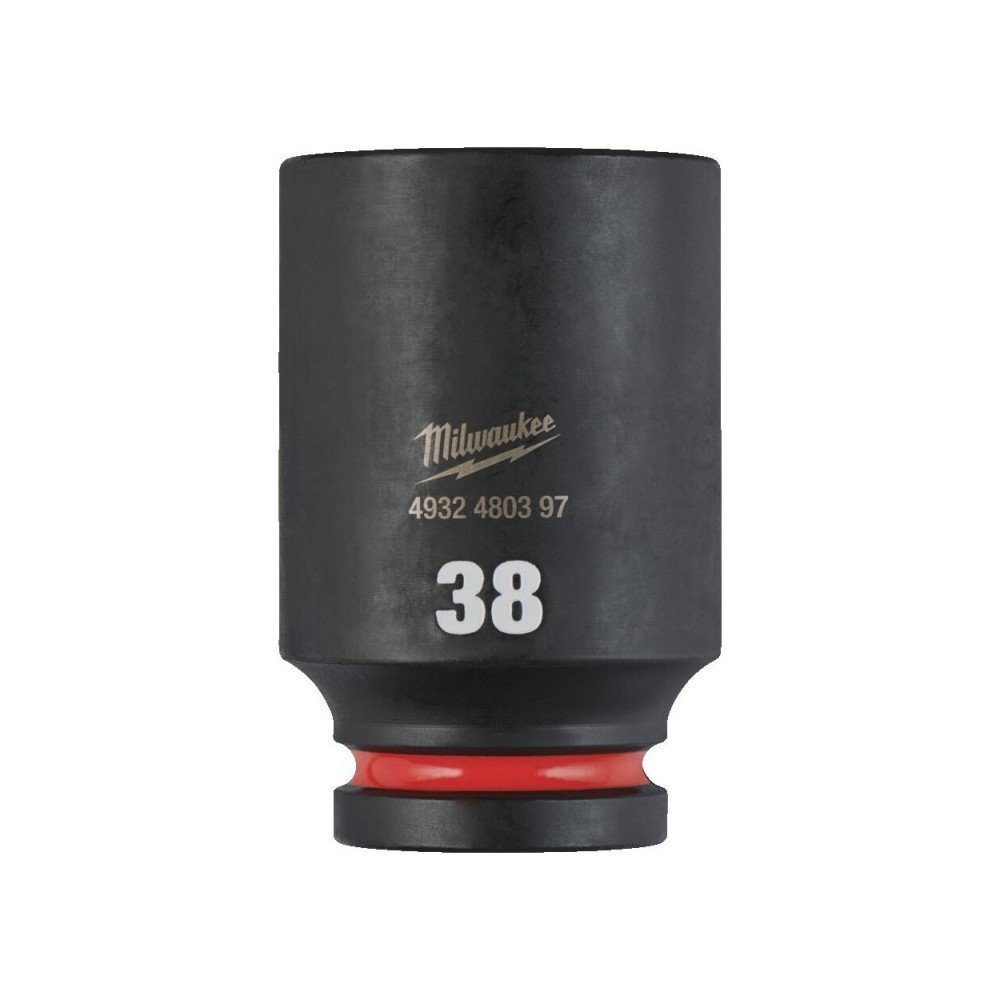 Ilga šešiakampė smūginė galvutė MILWAUKEE SHW 3/4" 38mm-Galvutės, galvučių rinkiniai-Autoserviso įranga-Milwaukee Accessories-ir