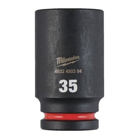 Ilga šešiakampė smūginė galvutė MILWAUKEE SHW 3/4" 35mm-Galvutės, galvučių rinkiniai-Autoserviso įranga-Milwaukee Accessories-ir