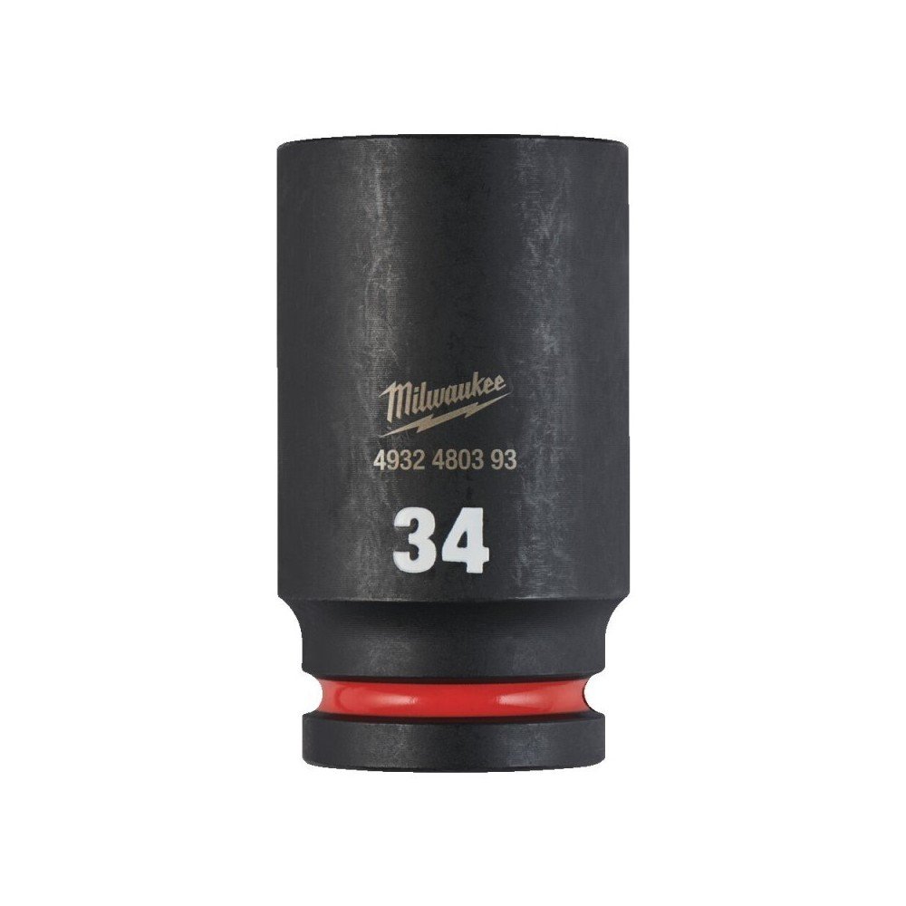 Ilga šešiakampė smūginė galvutė MILWAUKEE SHW 3/4" 34mm-Galvutės, galvučių rinkiniai-Autoserviso įranga-Milwaukee Accessories-ir