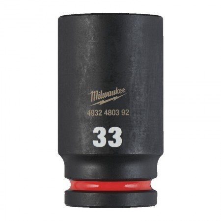 Ilga šešiakampė smūginė galvutė MILWAUKEE SHW 3/4" 33mm-Galvutės, galvučių rinkiniai-Autoserviso įranga-Milwaukee Accessories-ir