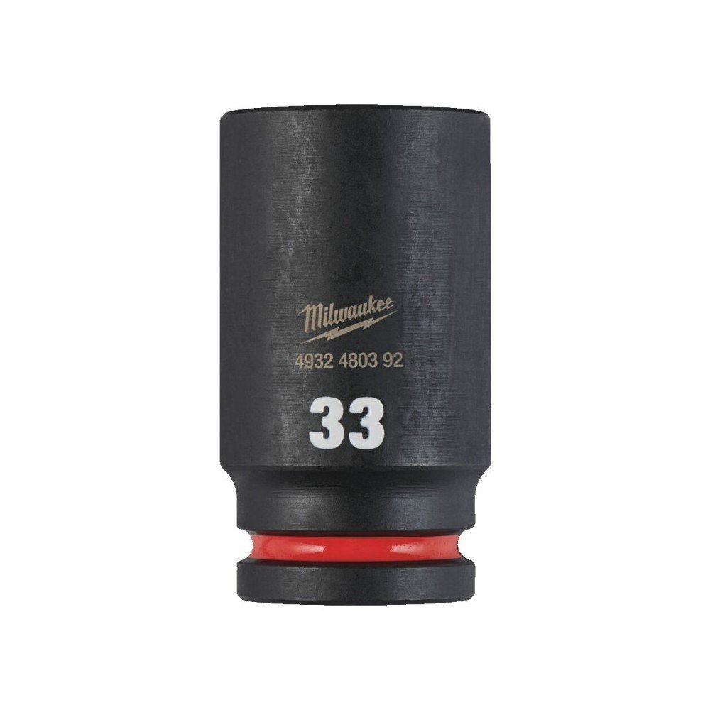 Ilga šešiakampė smūginė galvutė MILWAUKEE SHW 3/4" 33mm-Galvutės, galvučių rinkiniai-Autoserviso įranga-Milwaukee Accessories-ir
