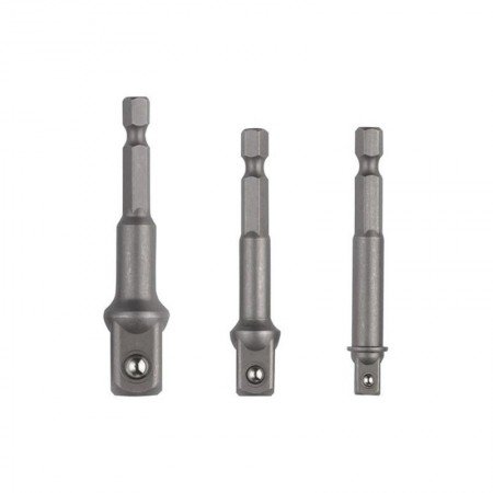 Adapterių rinkinys HiKOKI 1/4", 3 vnt.-Atsuktuvų antgaliai, adapteriai-Suktuvai, gręžtuvai ir veržliasukiai-HiKOKI Accessories-i