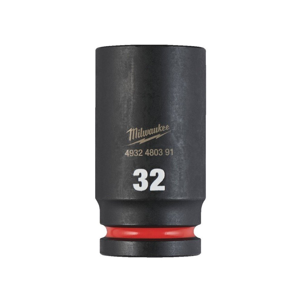 Ilga šešiakampė smūginė galvutė MILWAUKEE SHW 3/4" 32mm-Galvutės, galvučių rinkiniai-Autoserviso įranga-Milwaukee Accessories-ir
