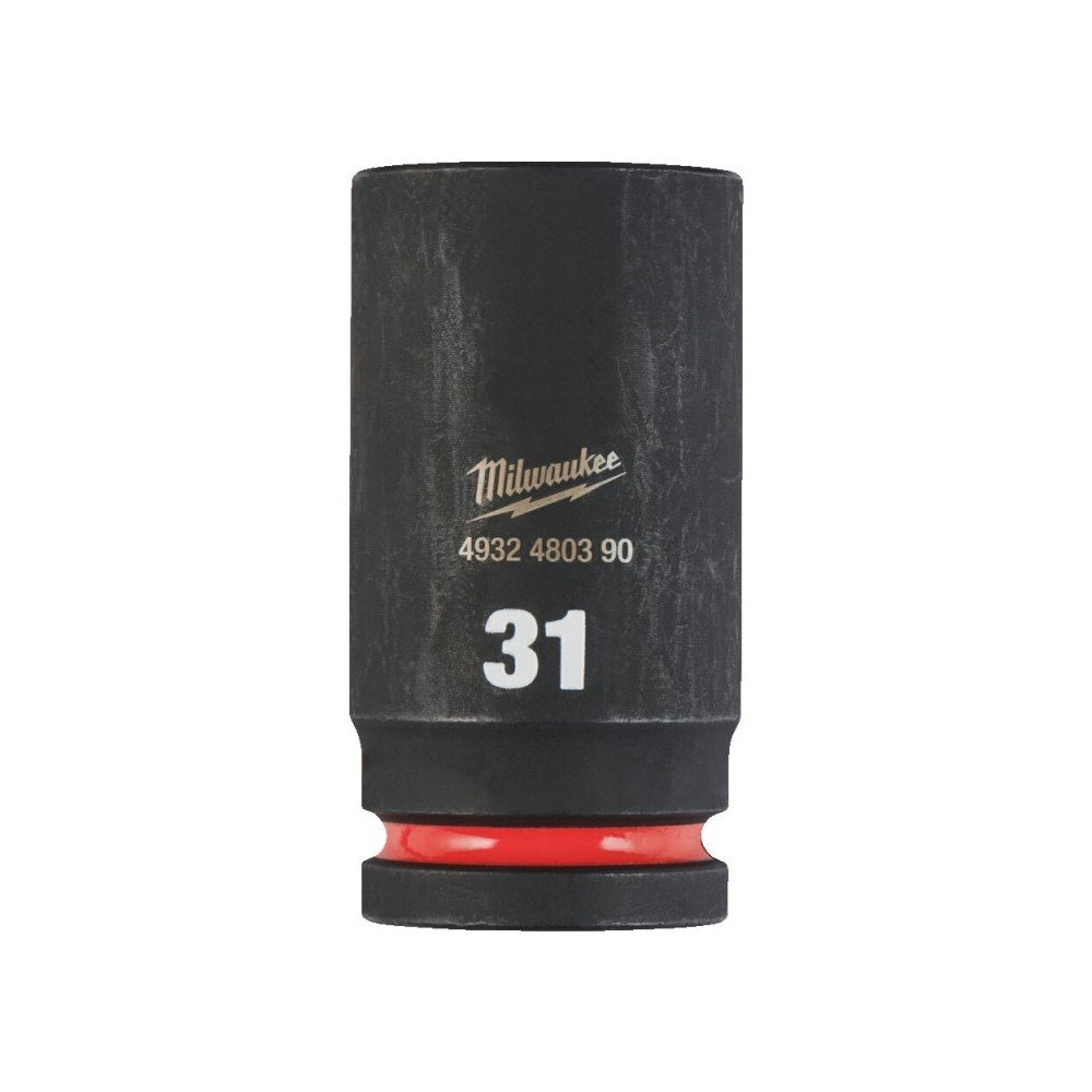 Ilga šešiakampė smūginė galvutė MILWAUKEE SHW 3/4" 31mm-Galvutės, galvučių rinkiniai-Autoserviso įranga-Milwaukee Accessories-ir