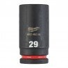 Ilga šešiakampė smūginė galvutė MILWAUKEE SHW 3/4" 29mm-Galvutės, galvučių rinkiniai-Autoserviso įranga-Milwaukee Accessories-ir