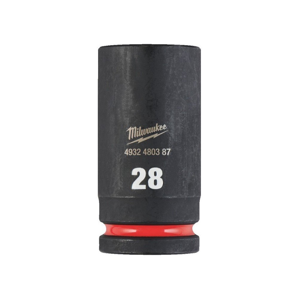 Ilga šešiakampė smūginė galvutė MILWAUKEE SHW 3/4" 28mm-Galvutės, galvučių rinkiniai-Autoserviso įranga-Milwaukee Accessories-ir