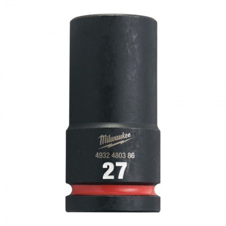 Ilga šešiakampė smūginė galvutė MILWAUKEE SHW 3/4" 27mm-Galvutės, galvučių rinkiniai-Autoserviso įranga-Milwaukee Accessories-ir
