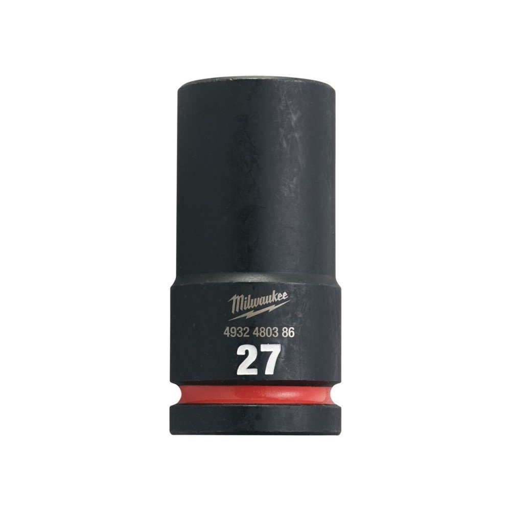 Ilga šešiakampė smūginė galvutė MILWAUKEE SHW 3/4" 27mm-Galvutės, galvučių rinkiniai-Autoserviso įranga-Milwaukee Accessories-ir
