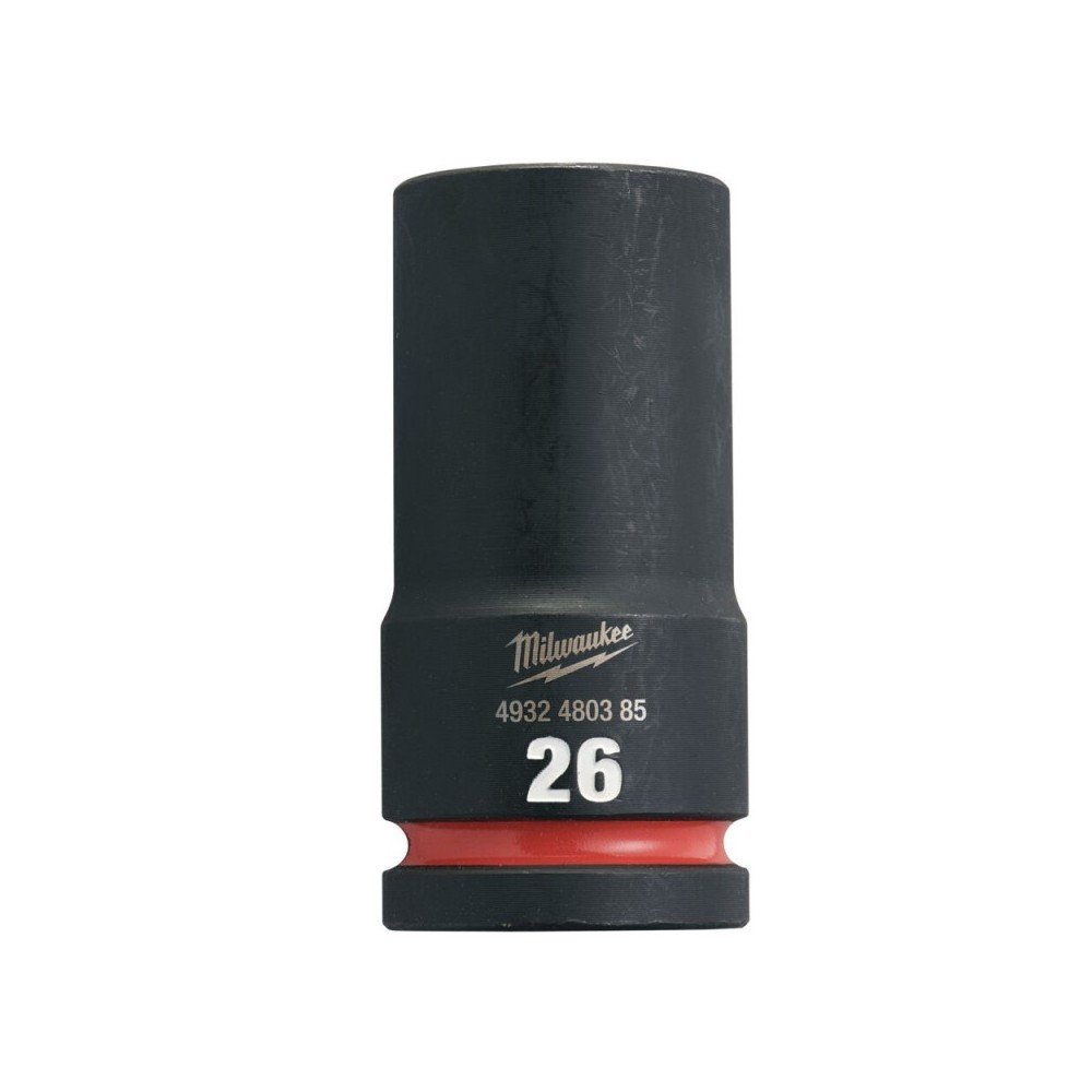 Ilga šešiakampė smūginė galvutė MILWAUKEE SHW 3/4" 26mm-Galvutės, galvučių rinkiniai-Autoserviso įranga-Milwaukee Accessories-ir