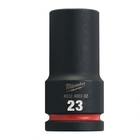 Ilga šešiakampė smūginė galvutė MILWAUKEE SHW 3/4" 23mm-Galvutės, galvučių rinkiniai-Autoserviso įranga-Milwaukee Accessories-ir