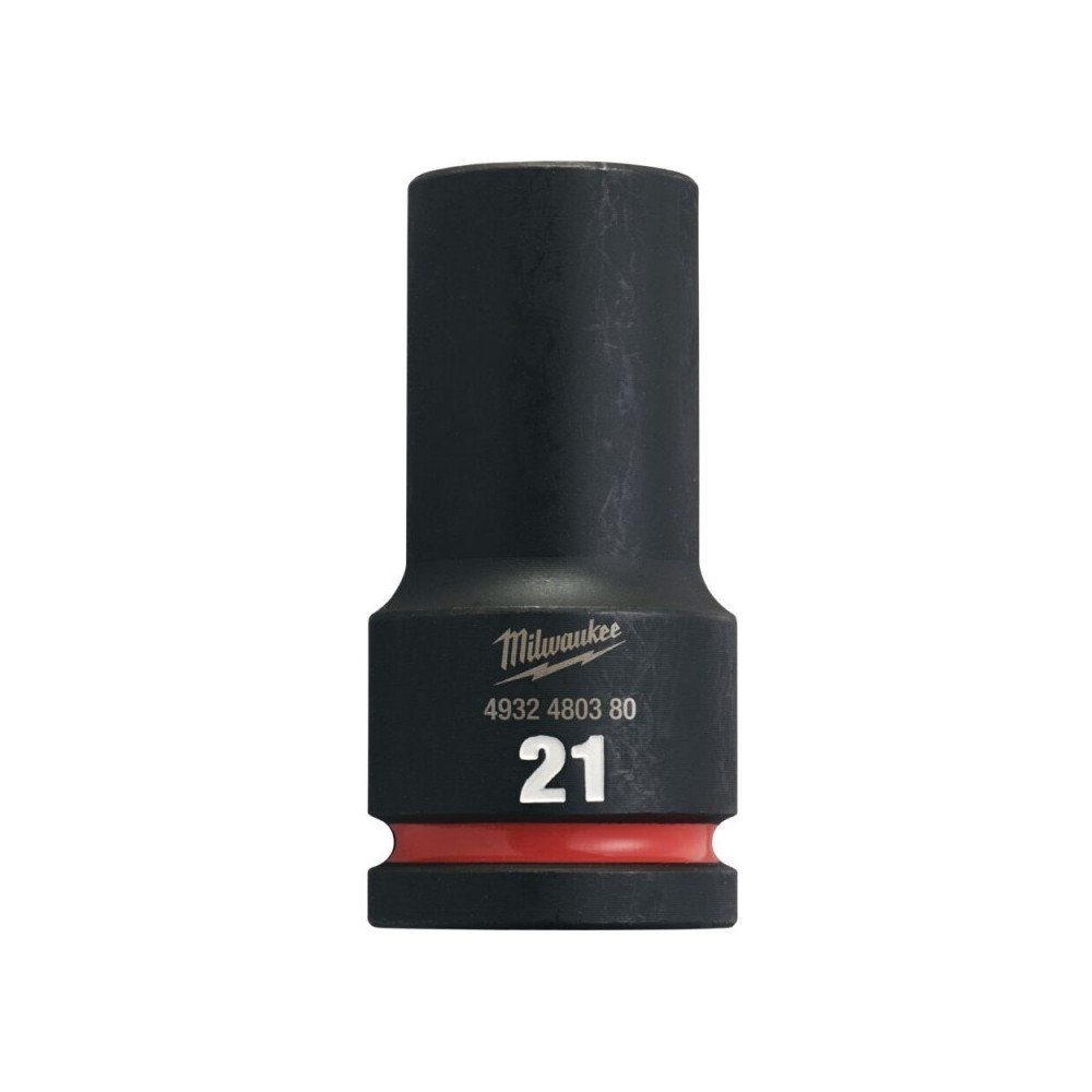 Ilga šešiakampė smūginė galvutė MILWAUKEE SHW 3/4" 21mm-Galvutės, galvučių rinkiniai-Autoserviso įranga-Milwaukee Accessories-ir