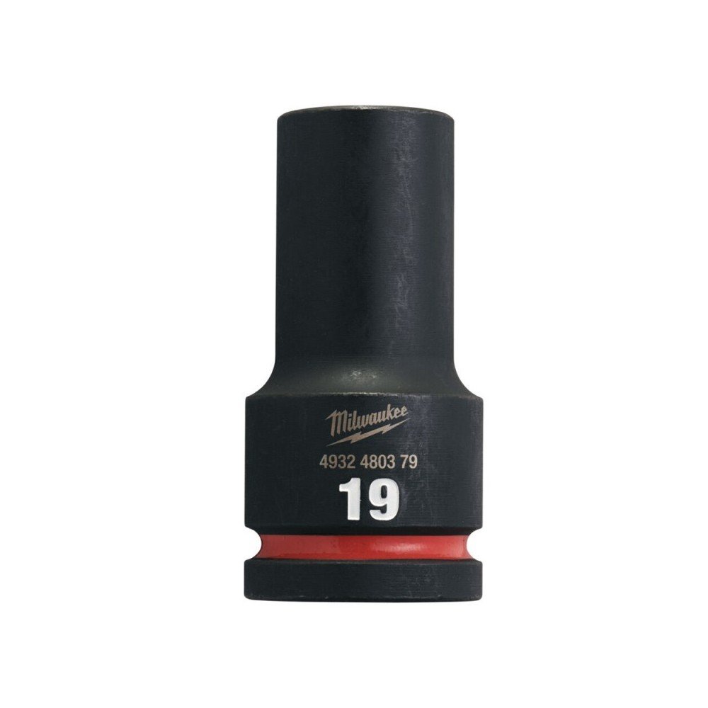 Ilga šešiakampė smūginė galvutė MILWAUKEE SHW 3/4" 19mm-Galvutės, galvučių rinkiniai-Autoserviso įranga-Milwaukee Accessories-ir