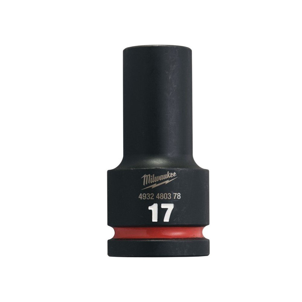 Ilga šešiakampė smūginė galvutė MILWAUKEE SHW 3/4" 17mm-Galvutės, galvučių rinkiniai-Autoserviso įranga-Milwaukee Accessories-ir
