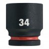 Šešiakampė smūginė galvutė MILWAUKEE SHW 3/4" 34mm-Galvutės, galvučių rinkiniai-Autoserviso įranga-Milwaukee Accessories-irankia