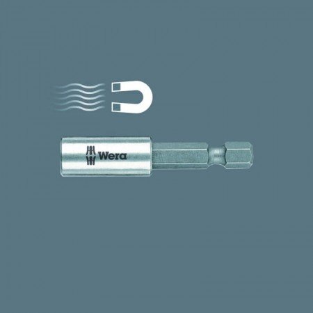 Universalus magnetinis laikiklis 1/4"x50mm 893/4/1K WERA-Atsuktuvų antgaliai, adapteriai-Suktuvai, gręžtuvai ir veržliasukiai-We