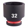 Šešiakampė smūginė galvutė MILWAUKEE SHW 1/2" 32mm-Galvutės, galvučių rinkiniai-Autoserviso įranga-Milwaukee Accessories-irankia