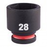 Šešiakampė smūginė galvutė MILWAUKEE SHW 1/2" 28mm-Galvutės, galvučių rinkiniai-Autoserviso įranga-Milwaukee Accessories-irankia