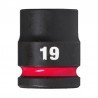Šešiakampė smūginė galvutė MILWAUKEE SHW 1/2" 19mm-Galvutės, galvučių rinkiniai-Autoserviso įranga-Milwaukee Accessories-irankia