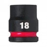Šešiakampė smūginė galvutė MILWAUKEE SHW 1/2" 18mm-Galvutės, galvučių rinkiniai-Autoserviso įranga-Milwaukee Accessories-irankia