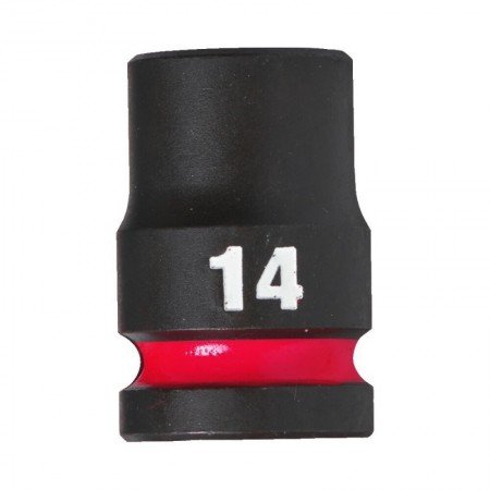 Šešiakampė smūginė galvutė MILWAUKEE SHW 1/2" 14mm-Galvutės, galvučių rinkiniai-Autoserviso įranga-Milwaukee Accessories-irankia