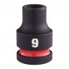Šešiakampė smūginė galvutė MILWAUKEE SHW 1/2" 9mm-Galvutės, galvučių rinkiniai-Autoserviso įranga-Milwaukee Accessories-irankiai