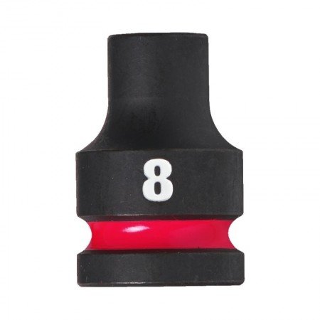 Šešiakampė smūginė galvutė MILWAUKEE SHW 1/2" 8mm-Galvutės, galvučių rinkiniai-Autoserviso įranga-Milwaukee Accessories-irankiai
