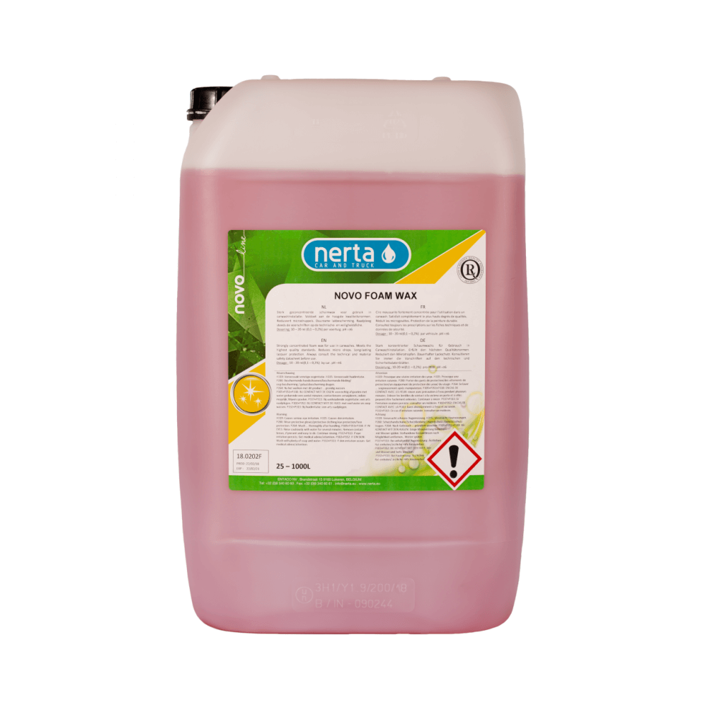 Vaškas NOVO FOAM WAX NERTA 25 L-Automobilių plovimo chemija-Plovimo chemija-Nerta-irankiai-darbui Vaškas NOVO FOAM WAX NERTA 25 L-Automobilių plovimo chemija-Plovimo chemija-Nerta-irankiai-darbui