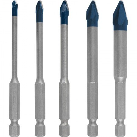 5 dalių grąžtų rinkinys BOSCH Expert Hex-9 HardCeramic-Stiklo grąžtai-Priedai įrankiams-Bosch-irankiai-darbui