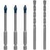 5 dalių įvairių grąžtų rinkinys BOSCH Expert Hex-9 HardCeramic-Stiklo grąžtai-Priedai įrankiams-Bosch-irankiai-darbui