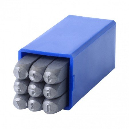Skaičių išmušėjai GRAVUREM 0-9 Nr.100 3 mm-Skaičių, raidžių išmušėjai-Rankiniai įrankiai-Gravurem-irankiai-darbui