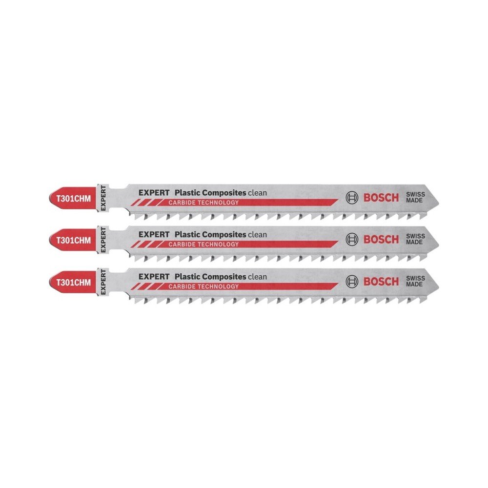 Pjūkleliai BOSCH Expert Plastic Composites Clean T 301 CHM, 3vnt.-Pjūkleliai siaurapjūkliams-Priedai įrankiams-Bosch-irankiai-da Pjūkleliai BOSCH Expert Plastic Composites Clean T 301 CHM, 3vnt.-Pjūkleliai siaurapjūkliams-Priedai įrankiams-Bosch-irankiai-da