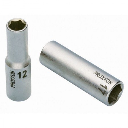 1/2" Šešiakampė prailginta galvutė PROXXON 22 mm-Galvutės, galvučių rinkiniai-Autoserviso įranga-PROXXON-irankiai-darbui
