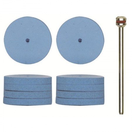 Elastiniai poliravimo diskeliai Ø22mm(10vnt.)PROXXON-Graverių priedai, antgaliai-Mini elektriniai įrankiai-PROXXON MICROMOT-iran