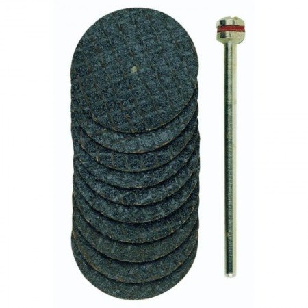 Pjovimo diskeliai, armuoti Ø22mm(10vnt.) PROXXON-Graverių priedai, antgaliai-Mini elektriniai įrankiai-PROXXON MICROMOT-irankiai