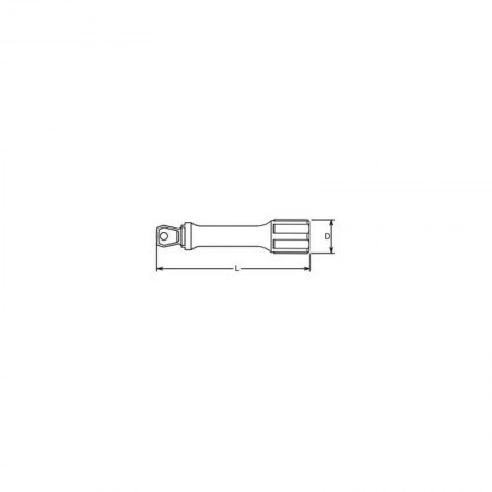 Ilgintuvas KOKEN 1/2" 150 mm-Galvutės, galvučių rinkiniai-Autoserviso įranga-Koken-irankiai-darbui