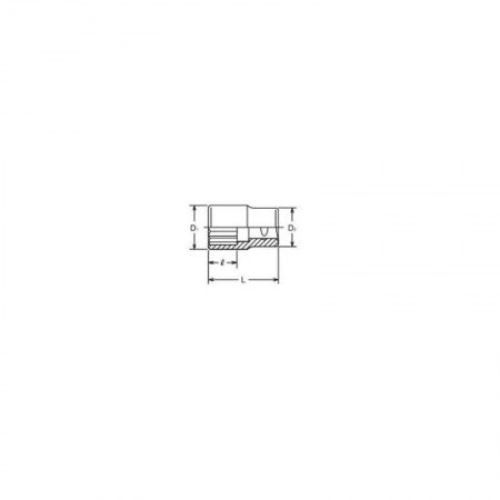 3/4" Dvylikakampė galvutė KOKEN 27 mm-Galvutės, galvučių rinkiniai-Autoserviso įranga-Koken-irankiai-darbui