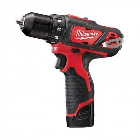Akumuliatorinis gręžtuvas MILWAUKEE M12 BDD-202C-Akumuliatoriniai suktuvai/gręžtuvai-Akumuliatoriniai suktuvai, gręžtuvai ir ver