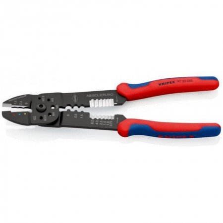 Antgalių užspaudimo replės KNIPEX 9732240-Antgalių presavimo replės-Replės-Knipex-irankiai-darbui